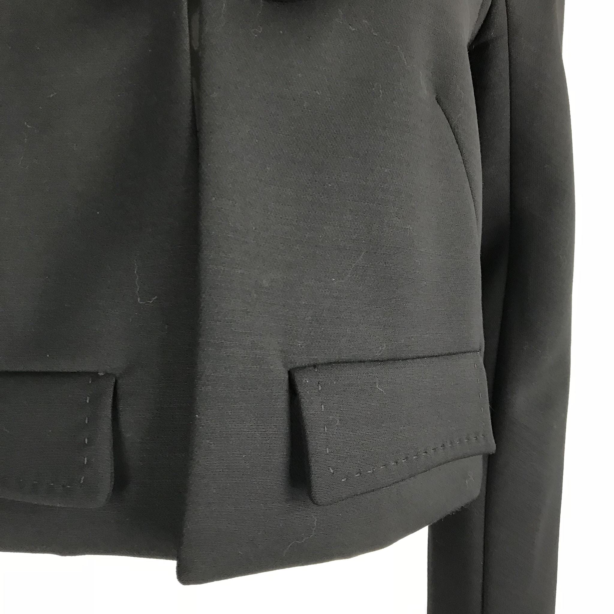 Paule Ka Women's Black Cropped Blazer Jacket Size 9