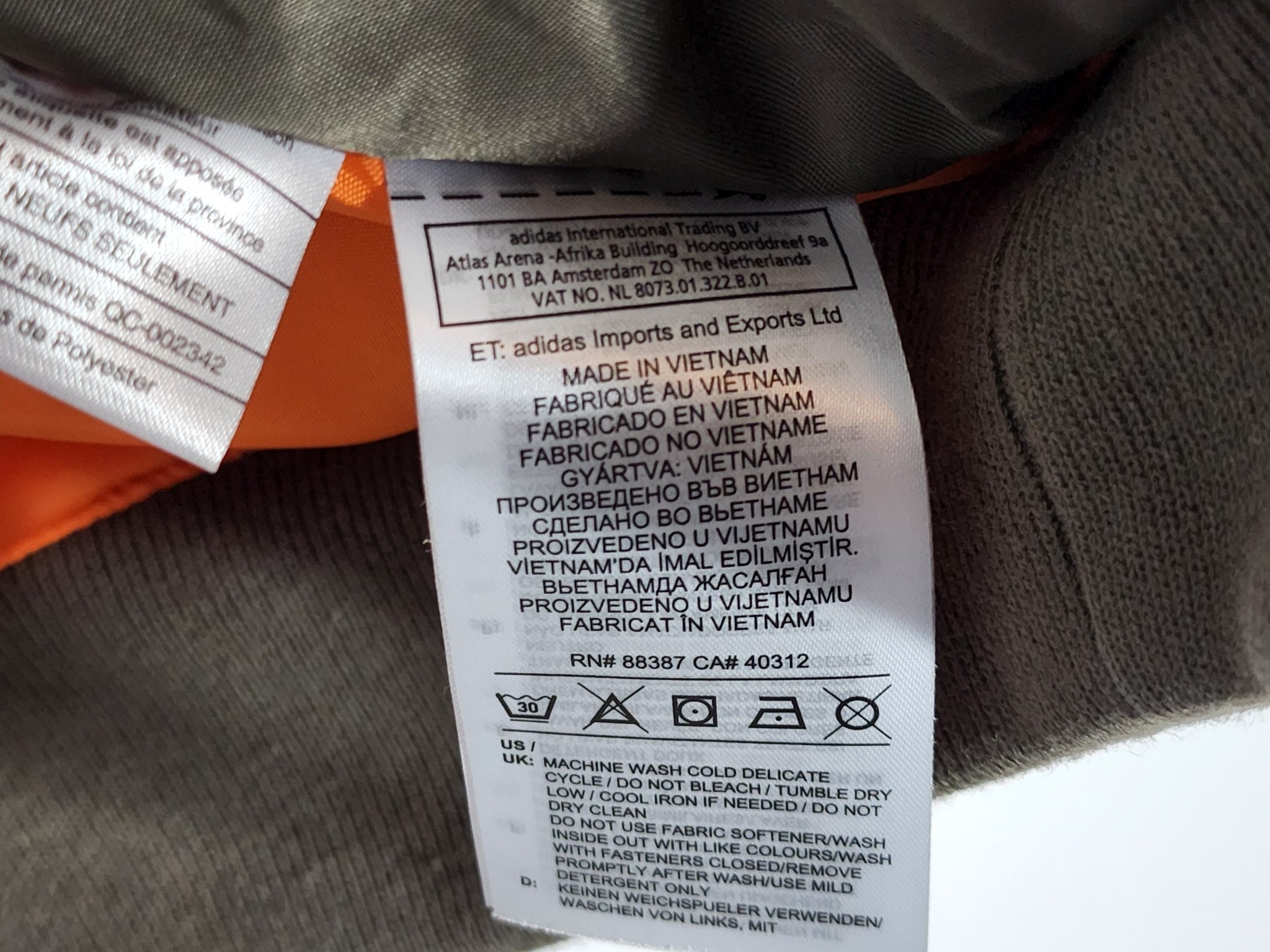 Adidas Originals Men's Trefoil Padded Bomber Jacket ED5826 Olive Green Sz S