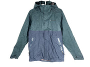 Columbia Men's Valley Elite Stretch Windbreaker Hooded Jacket Blue Sz