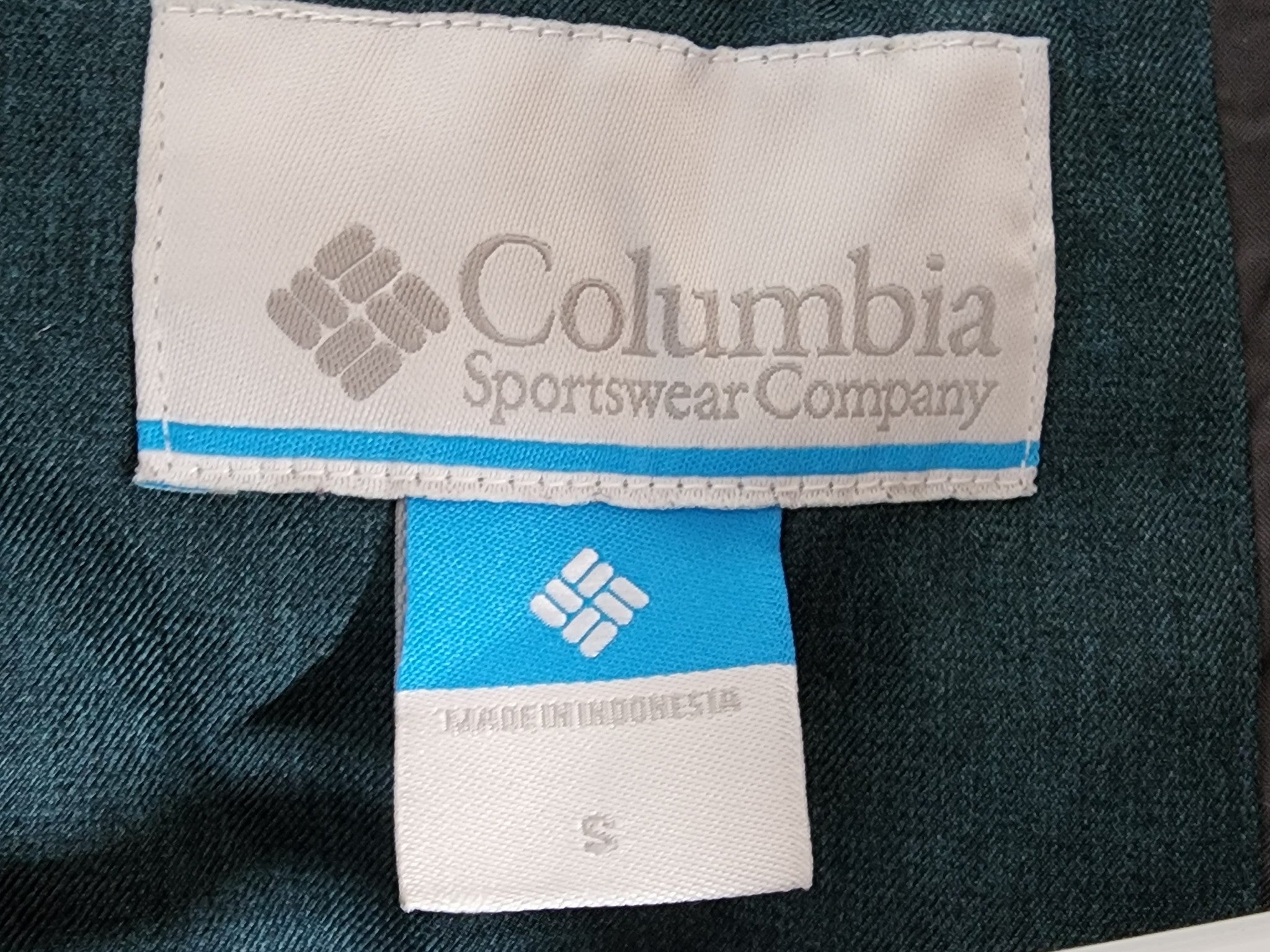 Columbia Men's Valley Elite Stretch Windbreaker Hooded Jacket Blue Sz