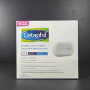 Lot of 6 Bars x 4.5 oz Cetaphil Soap Gentle Cleansing Bar for Sensitive Skin