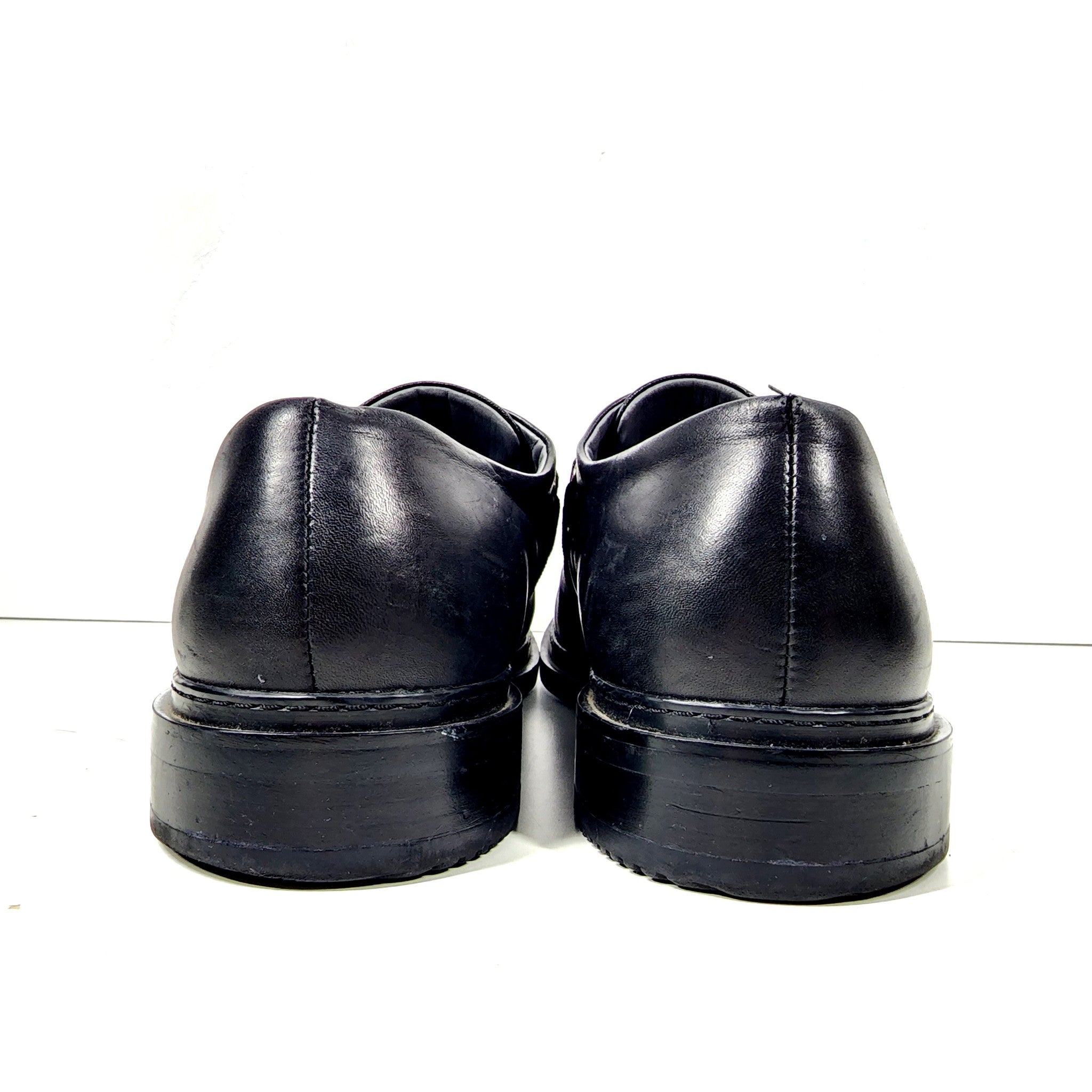 Aldo Men's Dress Shoes Monk Strap Black Leather US Size 10.5