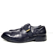 Aldo Men's Dress Shoes Monk Strap Black Leather US Size 10.5