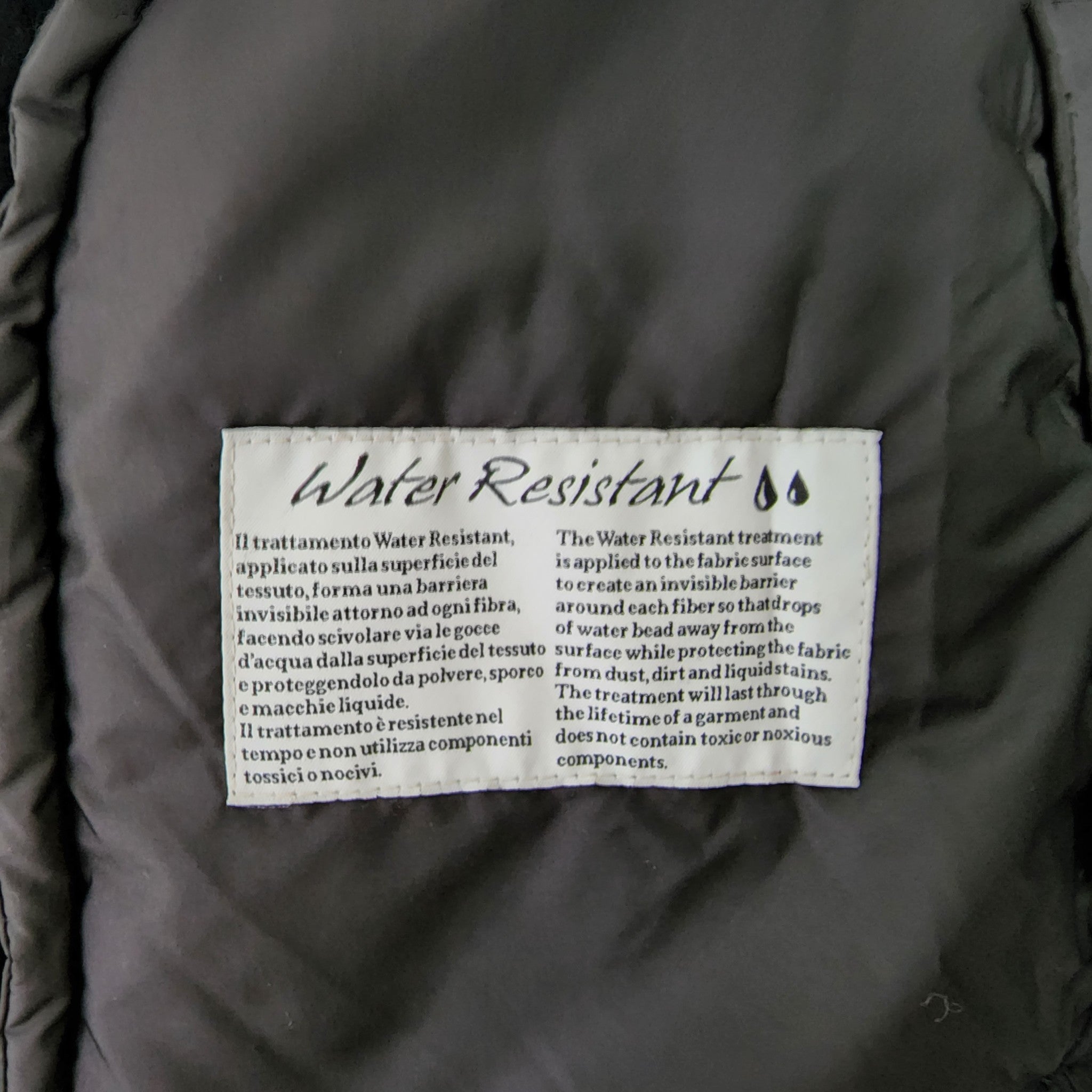 Moreschi Men's Leather & Quilted Fabric Bomber Jacket Black US Sz 48 XL