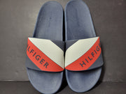 Tommy Hilfiger Men's Pool Slides Shower Beach Sandals Blue Sz 11M NEW