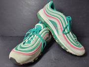 Nike Air MAX 97 'South Beach' Shoes 921522-101 Sneakers White Green Pink Sz 10.5