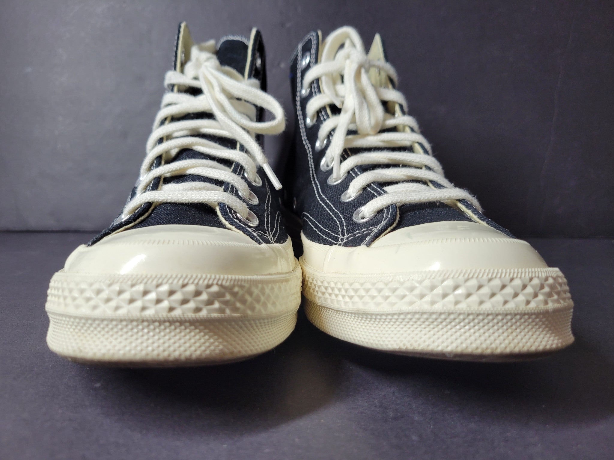 Comme des Garcons Play x Converse Chuck Taylor 70 High Sneakers Black Sz M8/W10