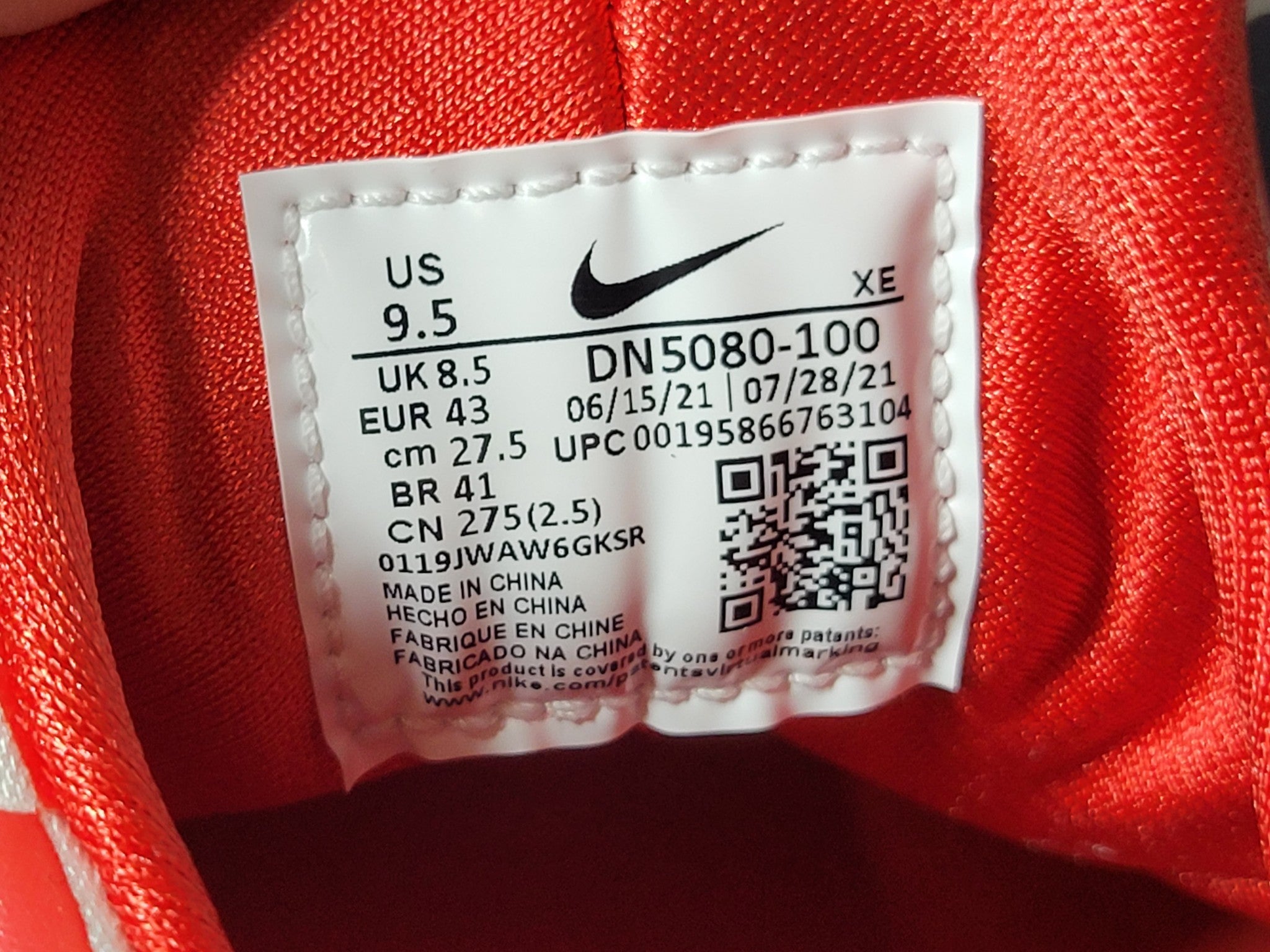 Nike Men's Air Huarache Liverpool Shoes Sneakers DN5080-100 Red 9.5