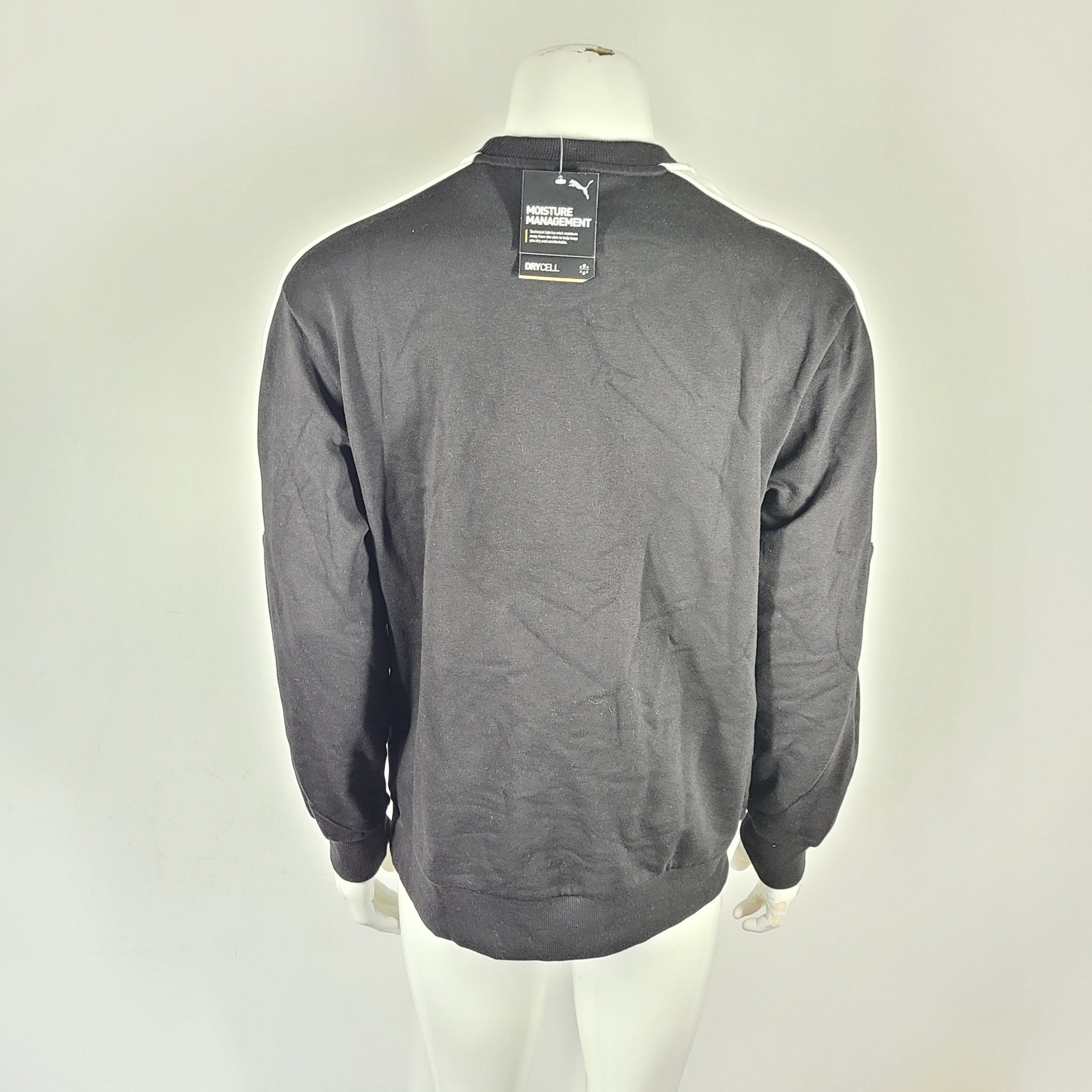 Puma Men's Drycell Crew Neck Sweatshirt Sweater Black Sz L