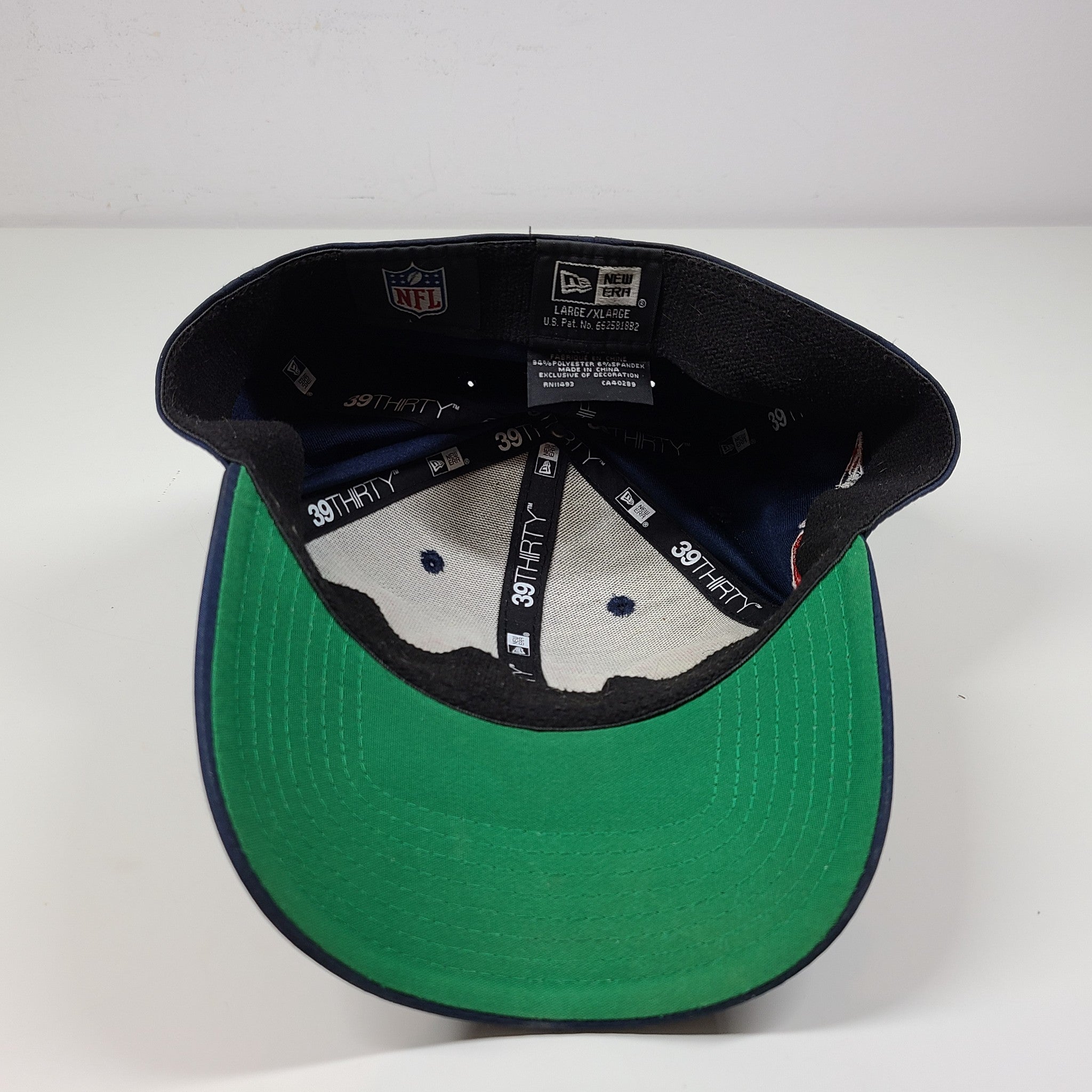 New England Patriots New Era NFL Sideline Fitted Hat Large Embroidery Sz L/XL
