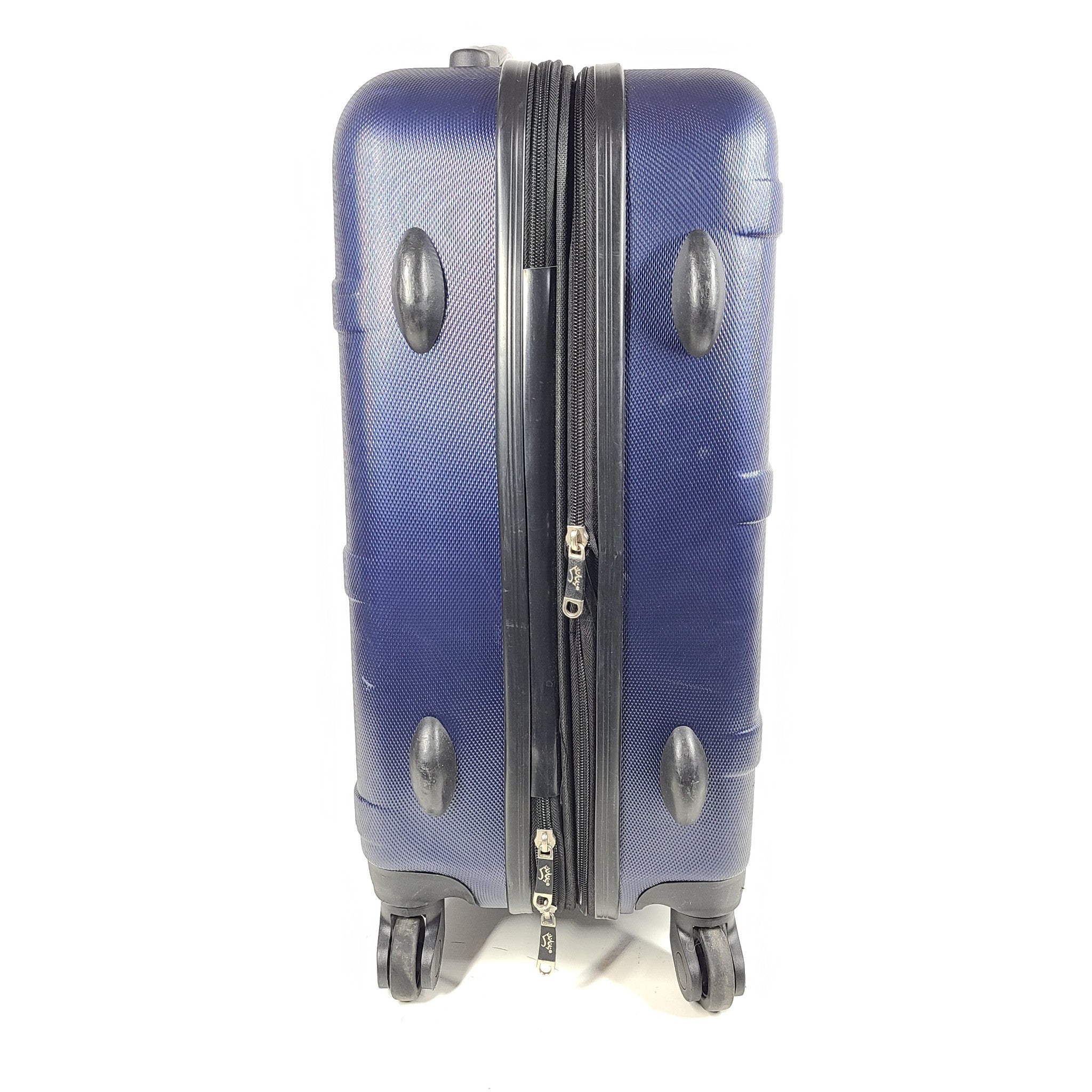 Prince 21" Carry On Spinner Luggage Hardside Expandable Lockable Dark Blue