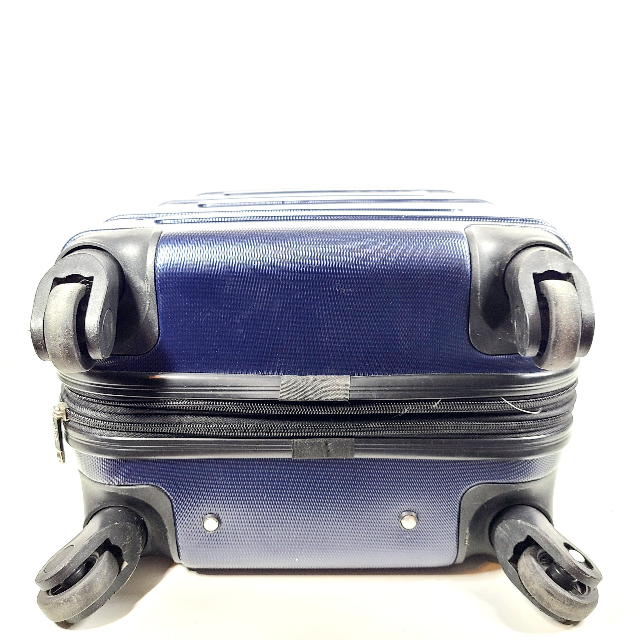Prince 21" Carry On Spinner Luggage Hardside Expandable Lockable Dark Blue