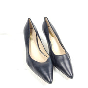 Louise et Cie Jordyna Pumps Heel Pointed Toe Black Leather US 9M