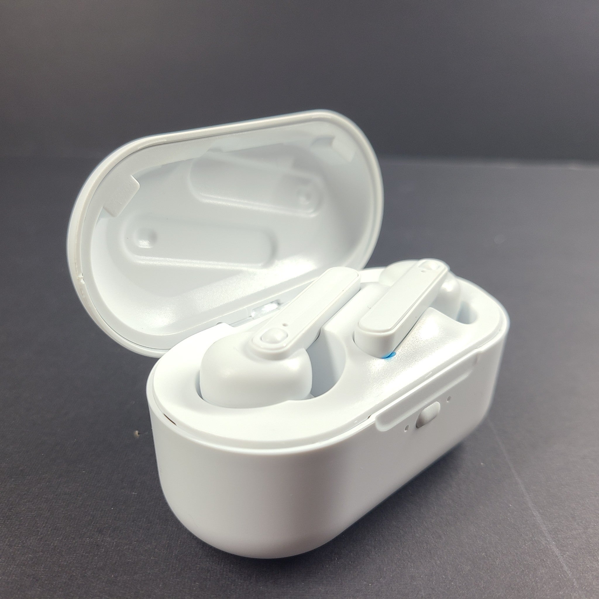 TWS True Wireless Earbuds V5.0 Bluetooth Earphones w/ Charging Case White