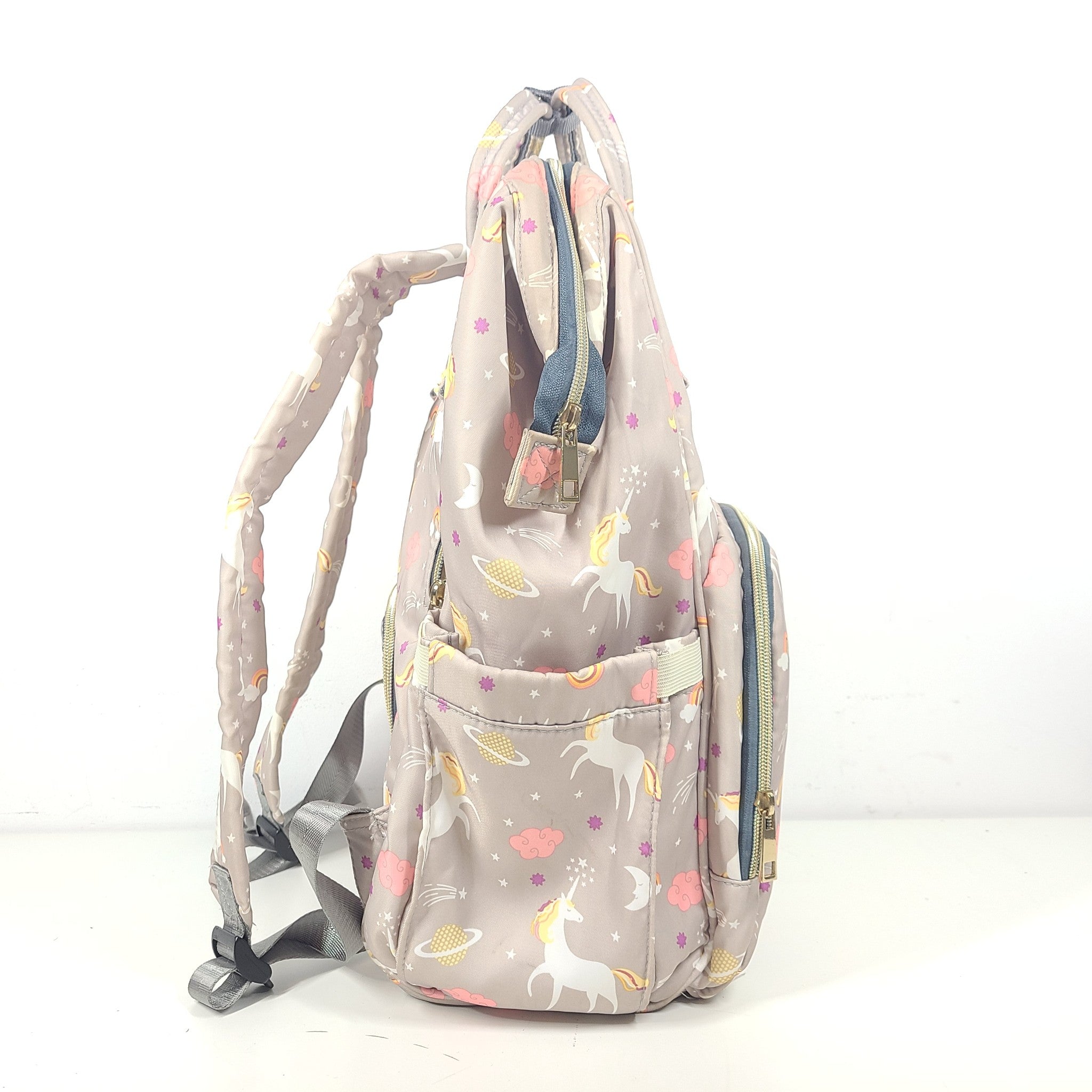 MIGER Diaper Bag Backpack Multi-Function Unicorn Baby Nappy Bag