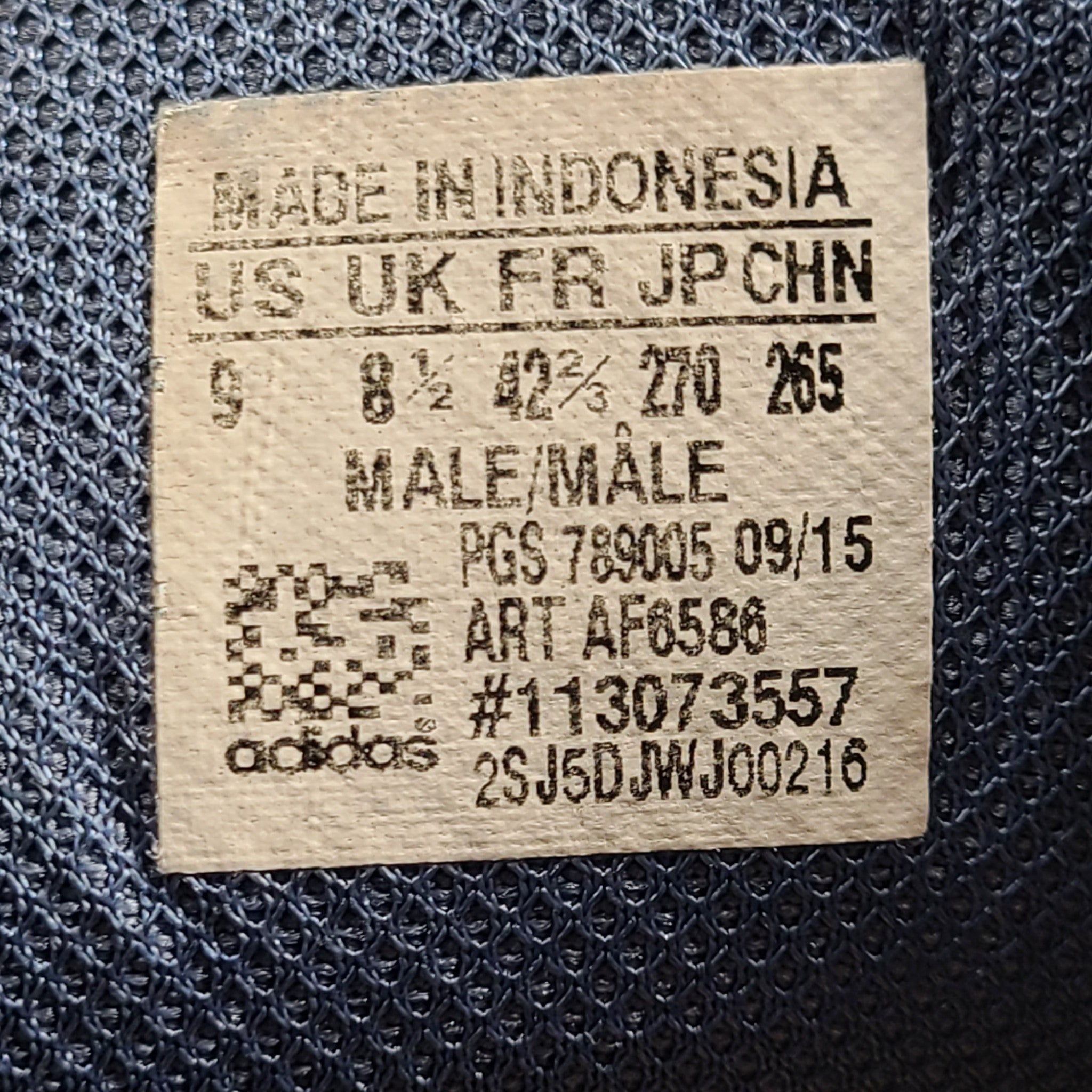 Adidas Men's Slingshot TR M Running Shoes Sneakers Navy Blue AF6586 Size 9