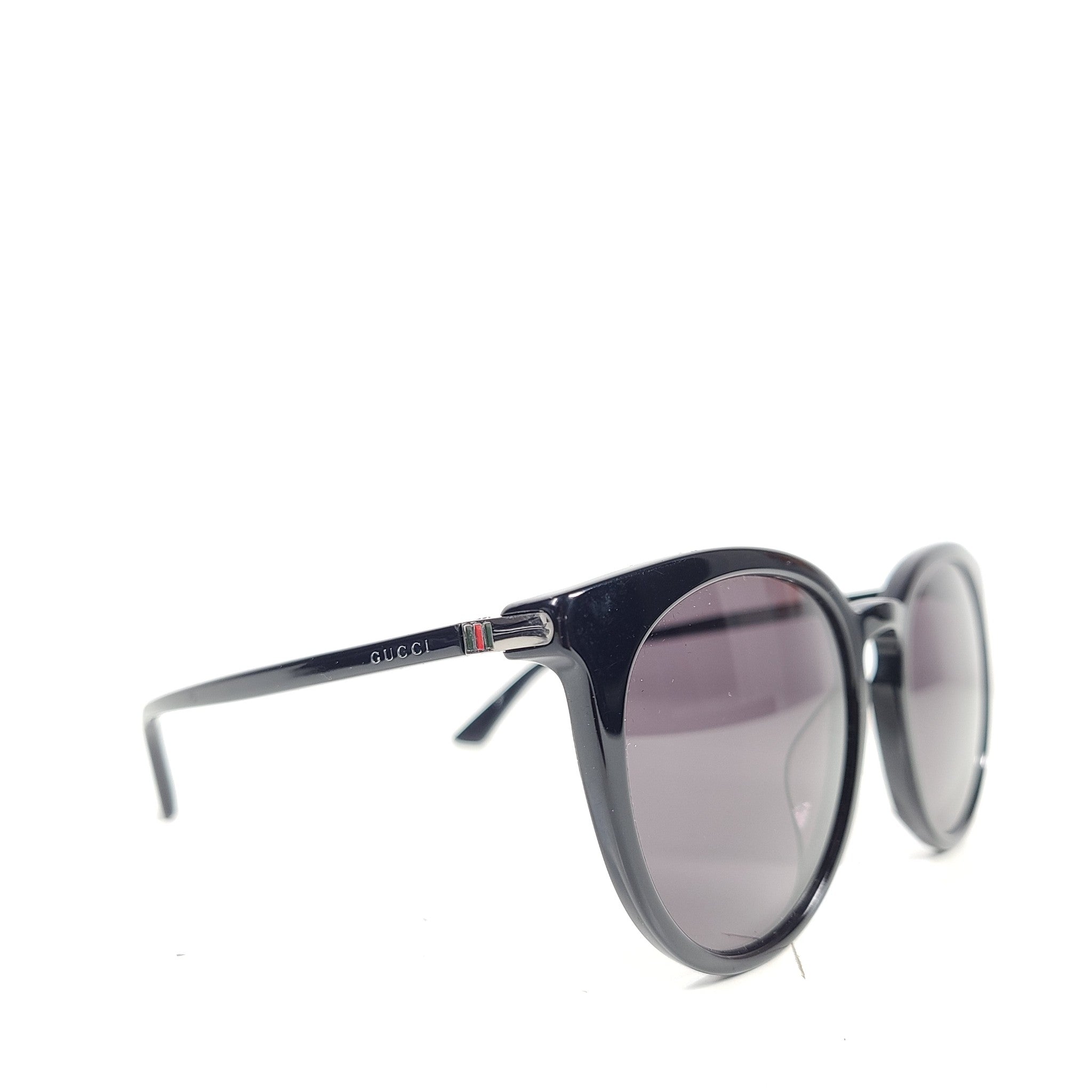 Gucci Men's GG0064SK GG/0064/SK 002 Black/Silver Logo Fashion Sunglasses 55mm