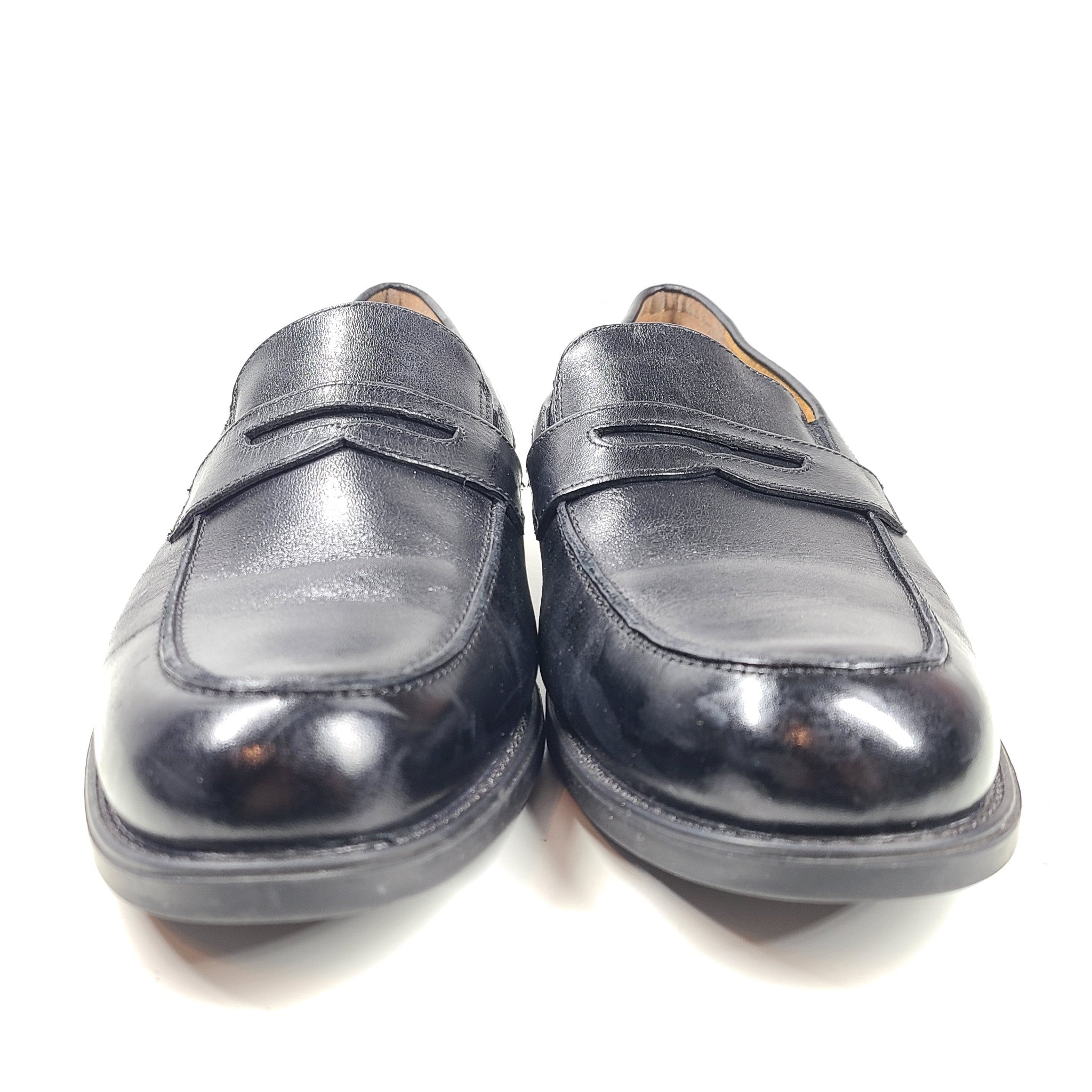 Florsheim Sorrento Moc Toe Penny Loafer Leather Shoes US Men's Sz 11 Black