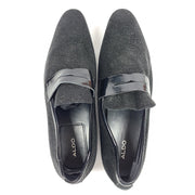 Aldo Men's Jerani Glitter Loafers Black Dress Shoes US Sz 12