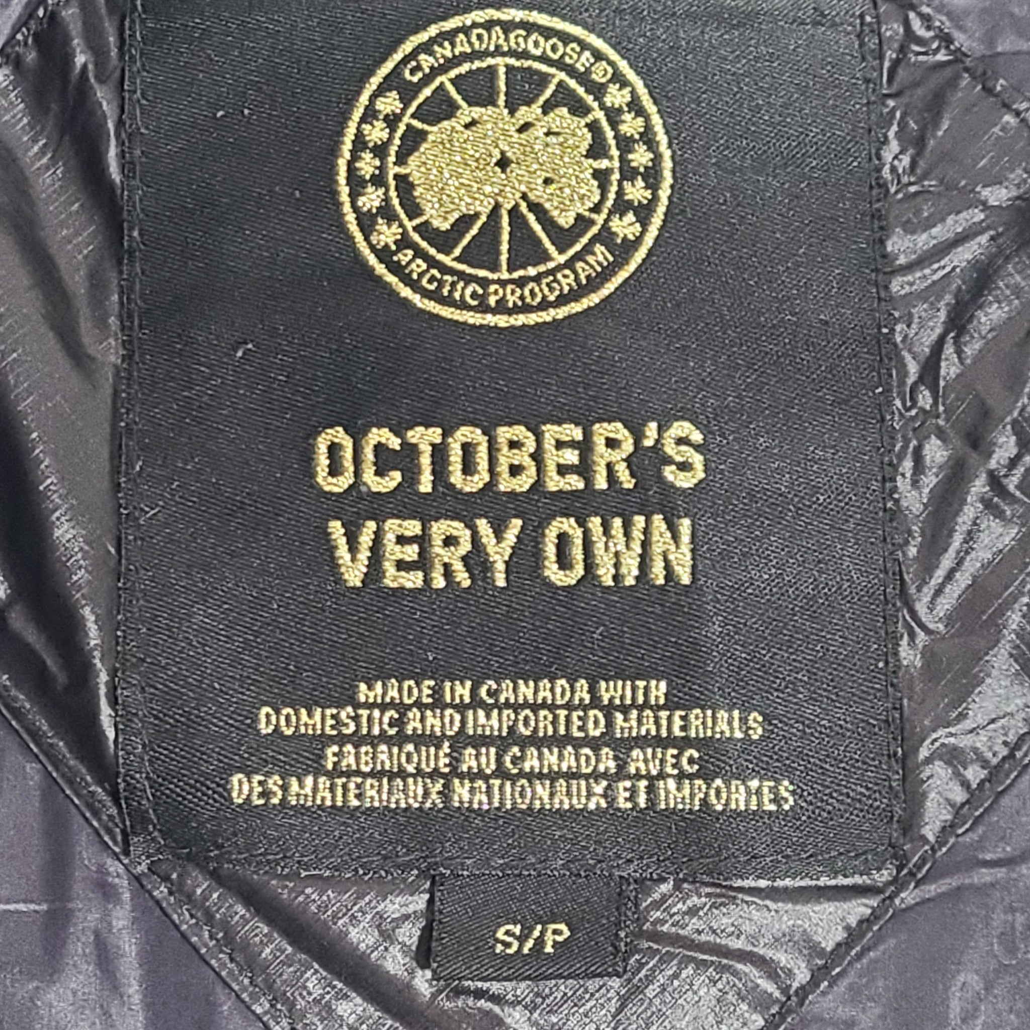 RARE Canada Goose x OVO Hybridge Lite Jacket Down Insulated Black 2701MOV Sz S