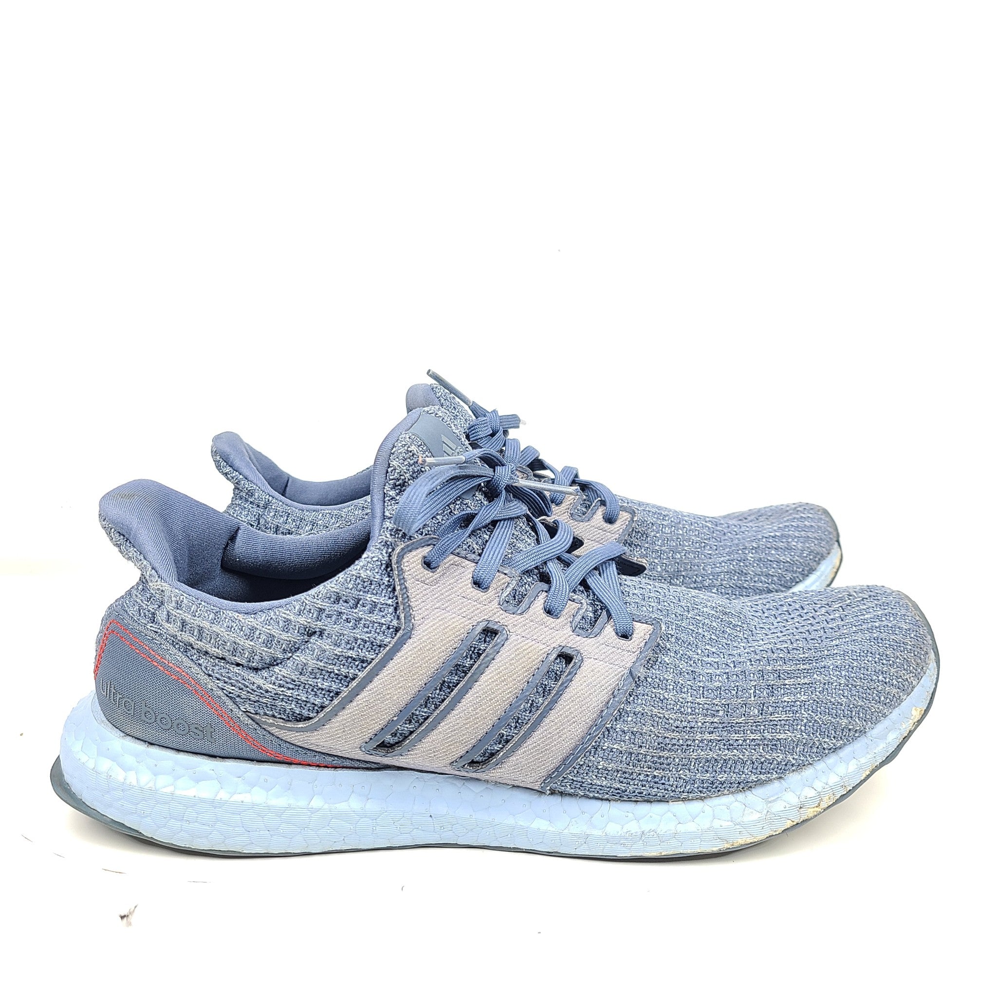 Adidas Men's Ultra Boost 4.0 Tech Ink Glow Blue Size 10.5 Running Shoes G54002