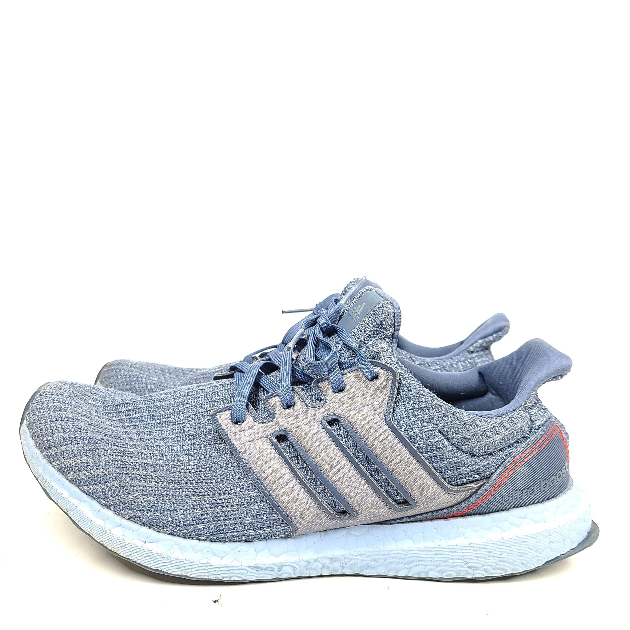 Adidas Men's Ultra Boost 4.0 Tech Ink Glow Blue Size 10.5 Running Shoes G54002