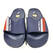 Nautica Men's Norwood Athletic Slides Comfort Sandals Navy Sz 7