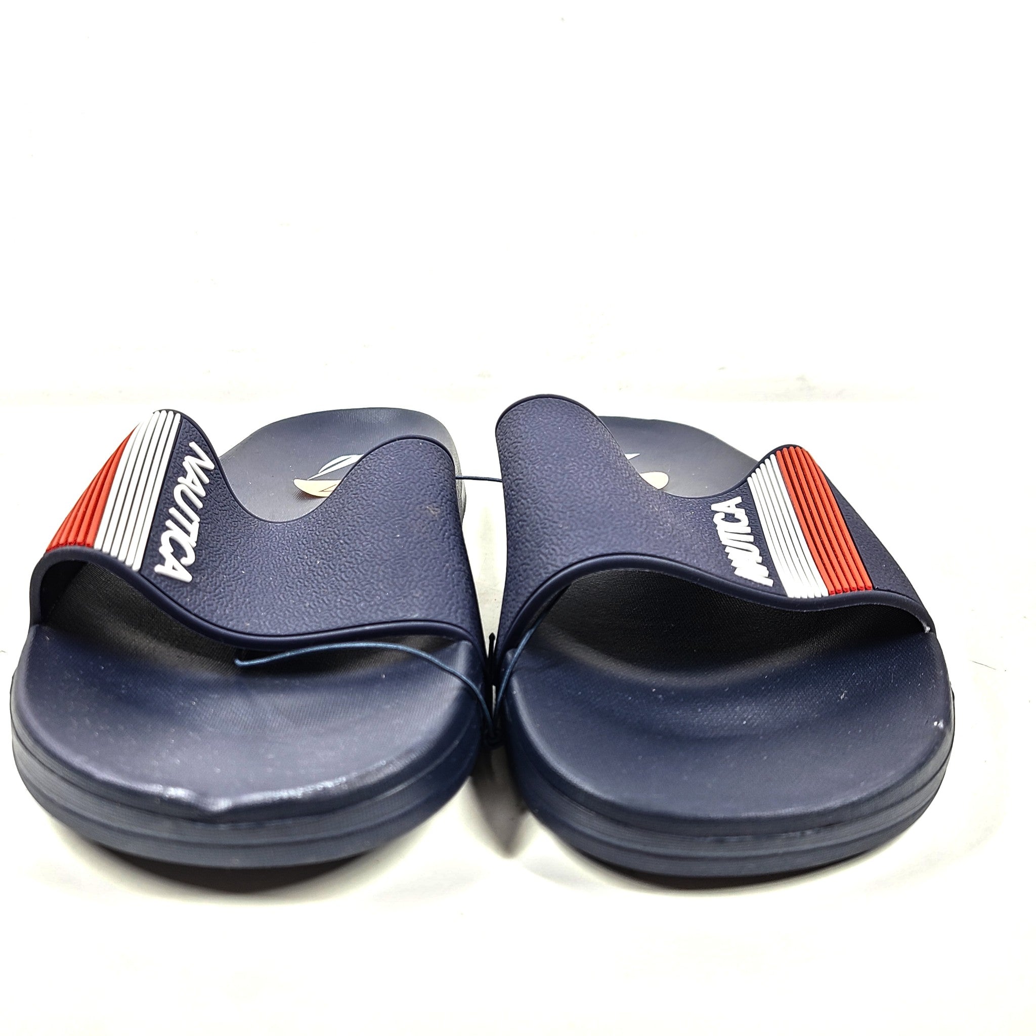 Nautica Men's Norwood Athletic Slides Comfort Sandals Navy Sz 7