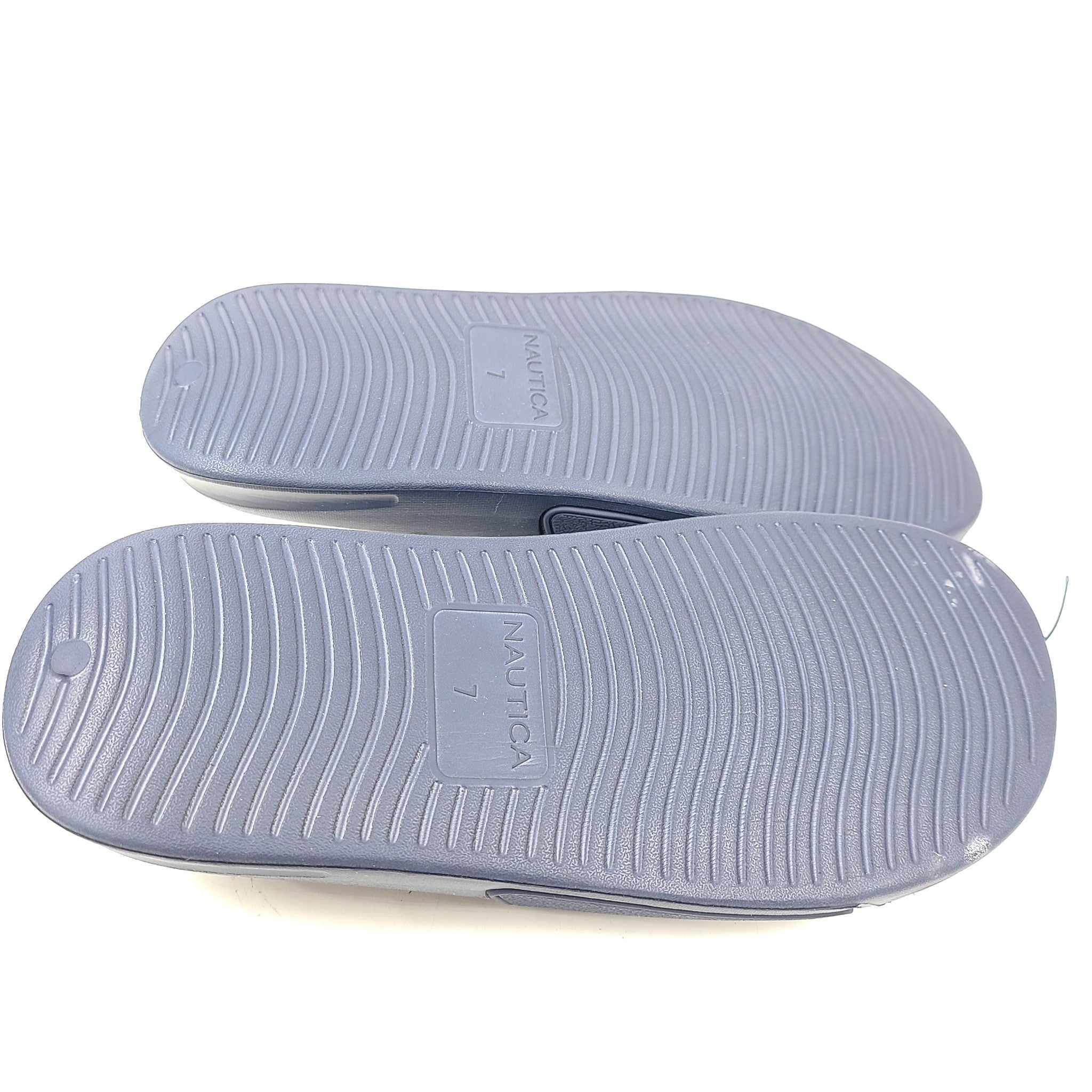 Nautica Men's Norwood Athletic Slides Comfort Sandals Navy Sz 7