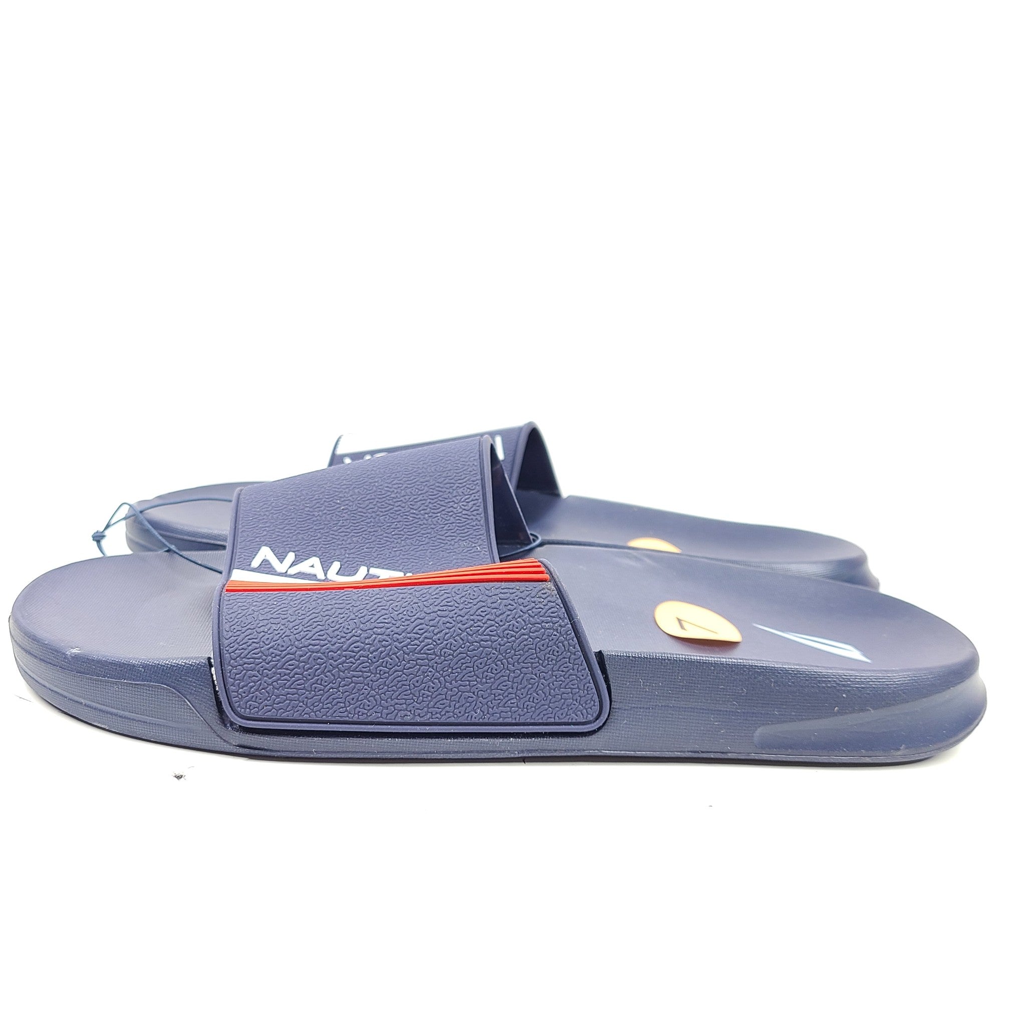 Nautica Men's Norwood Athletic Slides Comfort Sandals Navy Sz 7