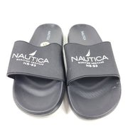 Nautica Men's Porter Athletic Slides Comfort Sandals Black Sz 11