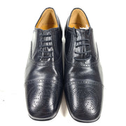 Gucci Men's Leather Oxford Dress Shoes with Brogue Detail 598300 US Sz 7