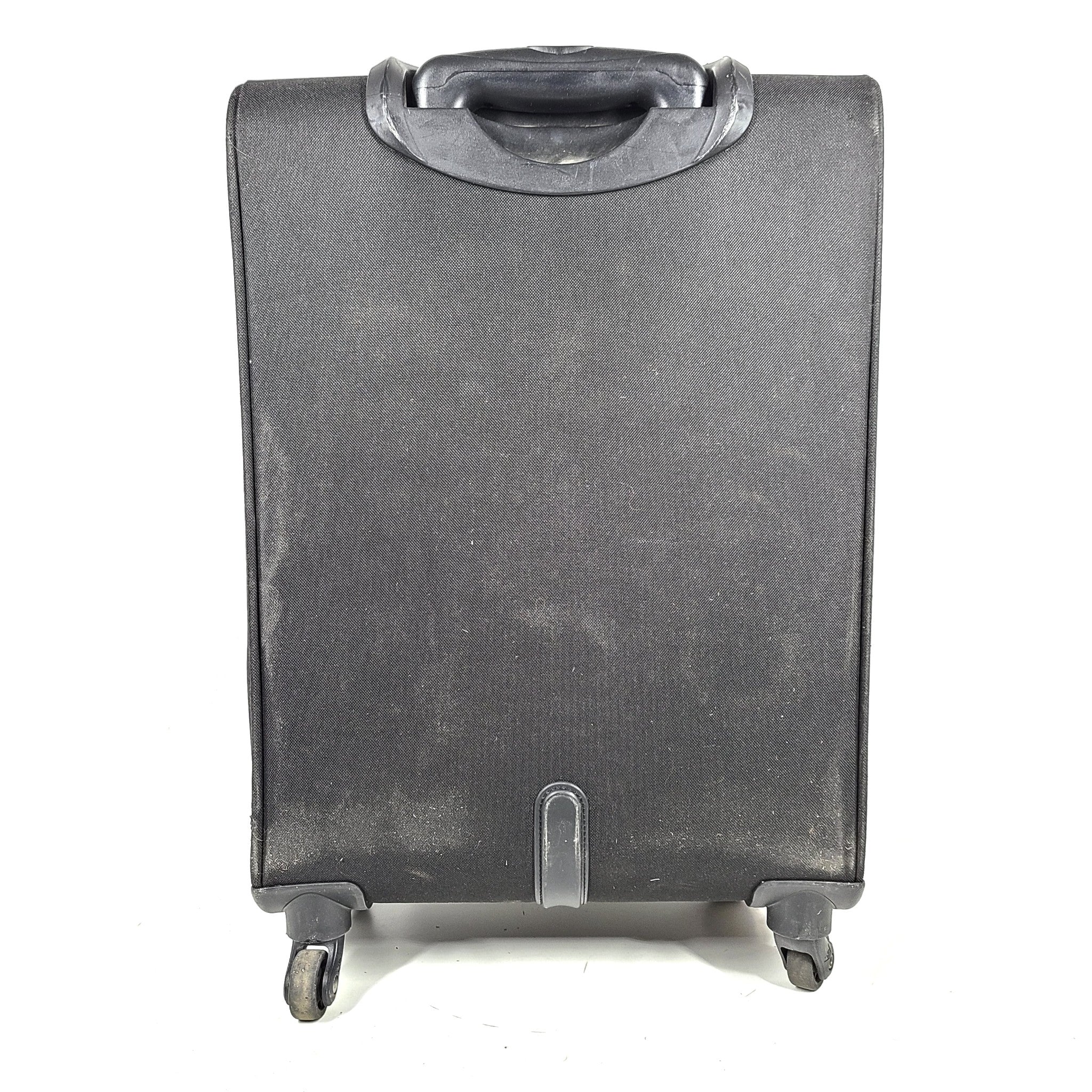 Kamiliant 22" Spinner Carry On Cabin Luggage Soft Shell Locking Durable Black