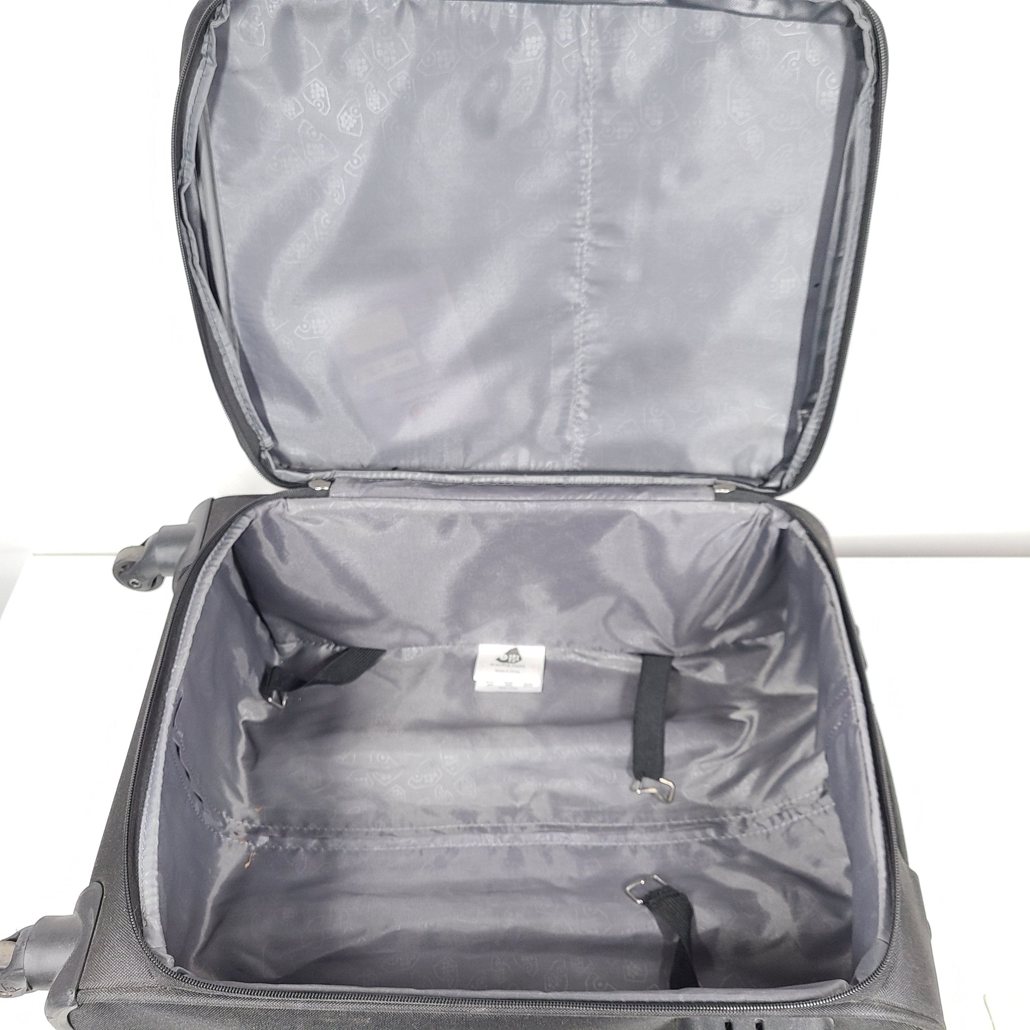 Kamiliant 22" Spinner Carry On Cabin Luggage Soft Shell Locking Durable Black