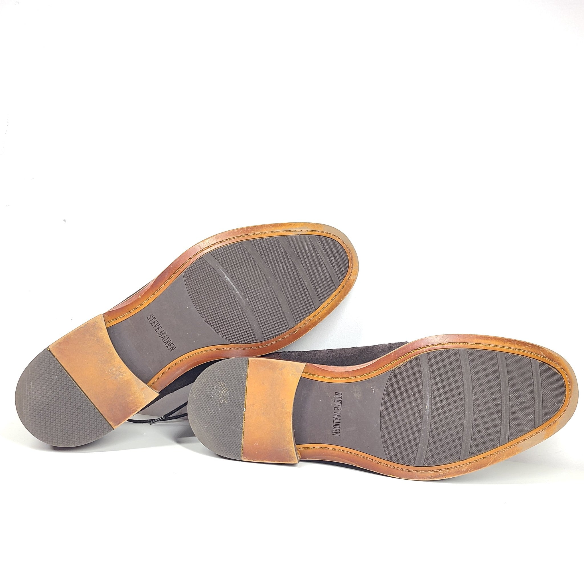 Steve Madden Men's Carlyle Brown Suede Oxford Shoes US 12