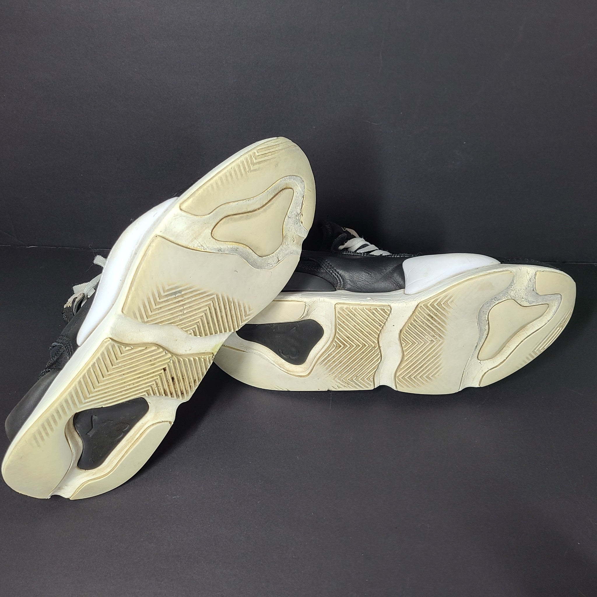 adidas x Y-3 Kaiwa Leather White/Black F97415 Men's Sneakers Size 9 WORN READ