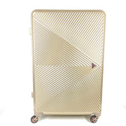 Kensie Dawn 29" Spinner Check In Luggage Hard Shell Expandable Pale Gold