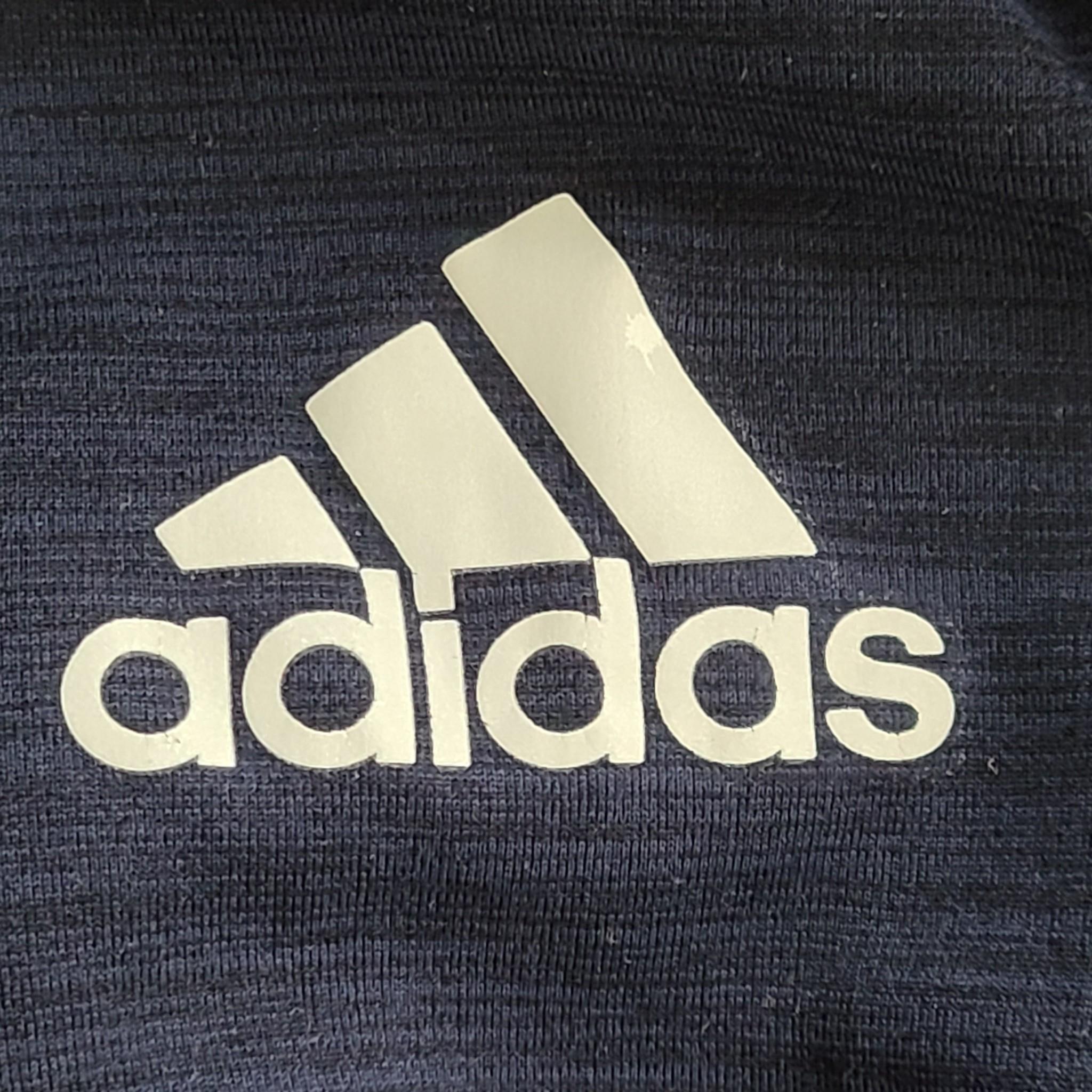 Adidas Originals Women's Knit Tennis Golf Jacket Legend Ink Blue DQ2952 Sz M