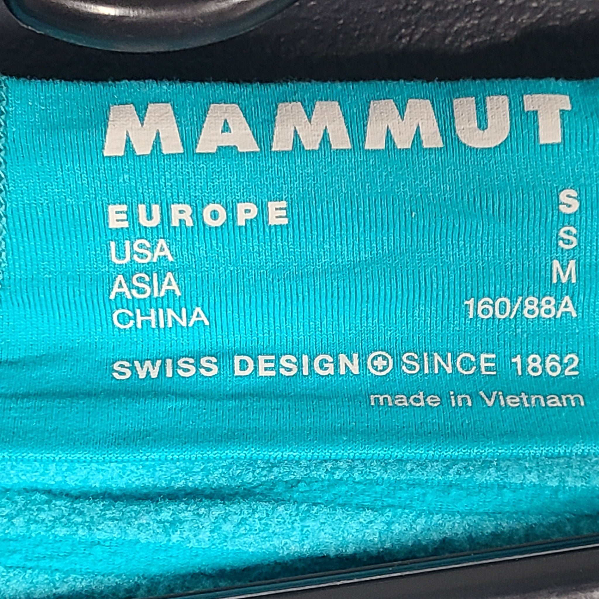 Mammut Women's Aconcagua Light ML Jacket Full Zip Turquoise Blue Sz S