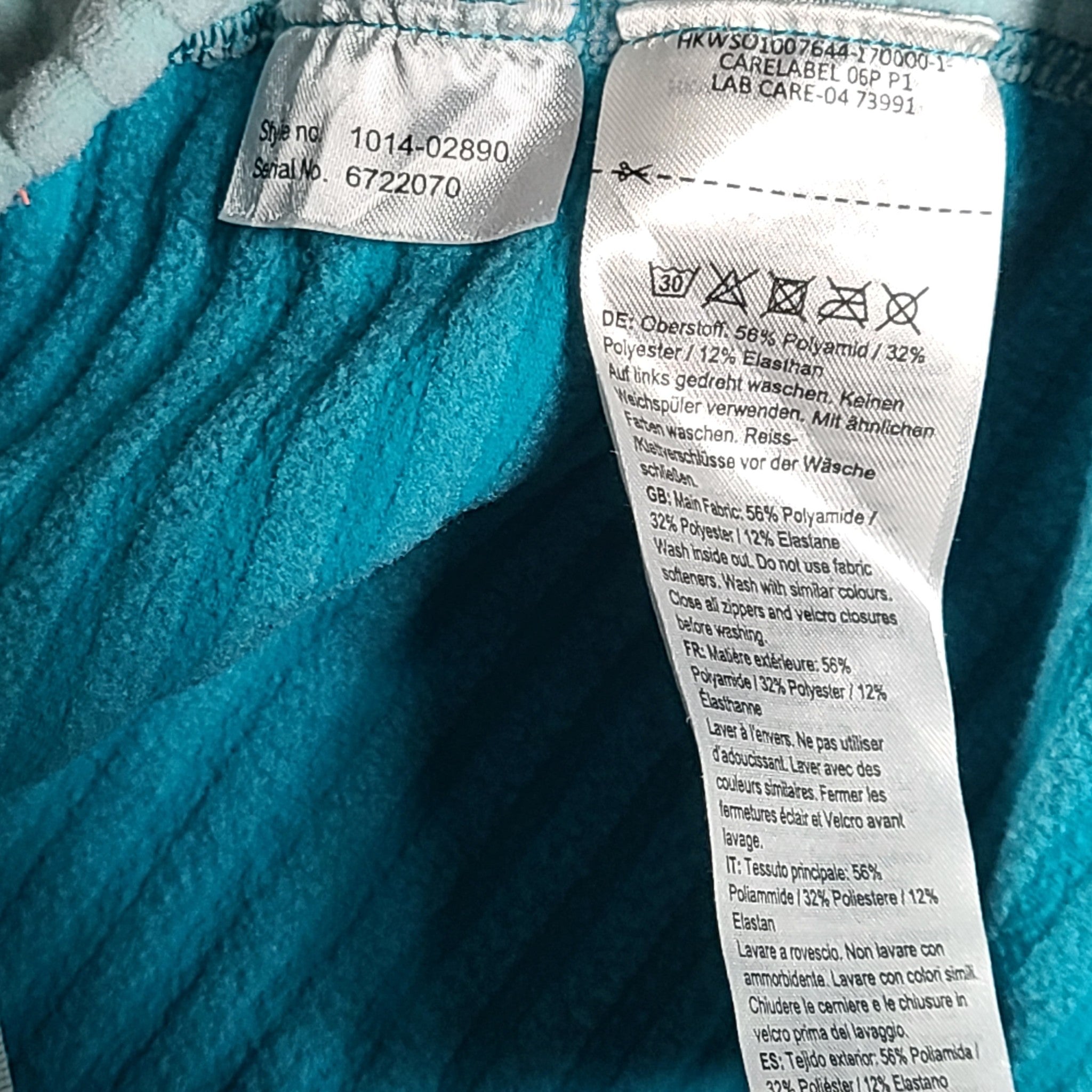 Mammut Women's Aconcagua Light ML Jacket Full Zip Turquoise Blue Sz S