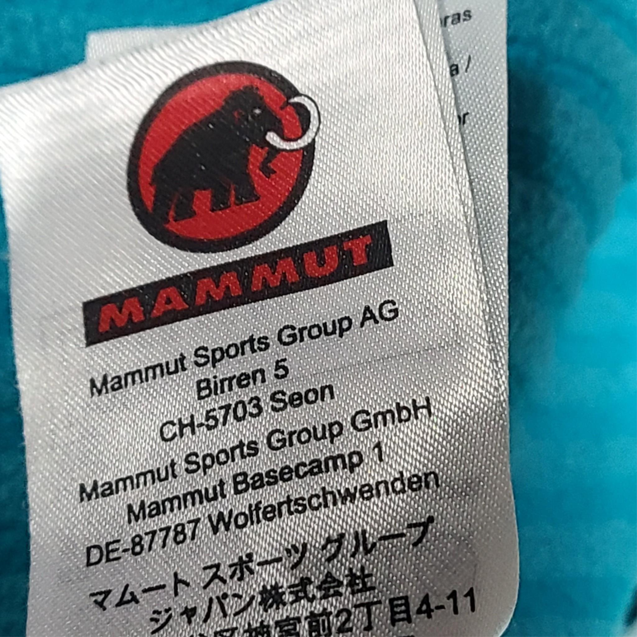 Mammut Women's Aconcagua Light ML Jacket Full Zip Turquoise Blue Sz S