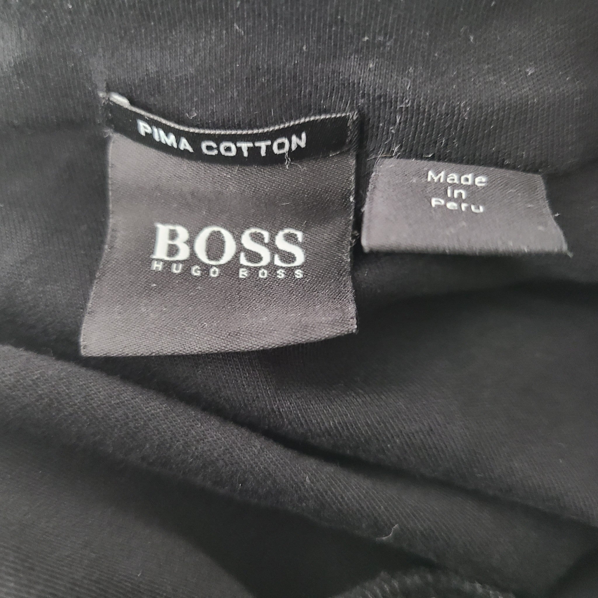 Hugo Boss Men's Padua Quarter Zip Long Sleeve Pima Cotton Shirt Size XXL
