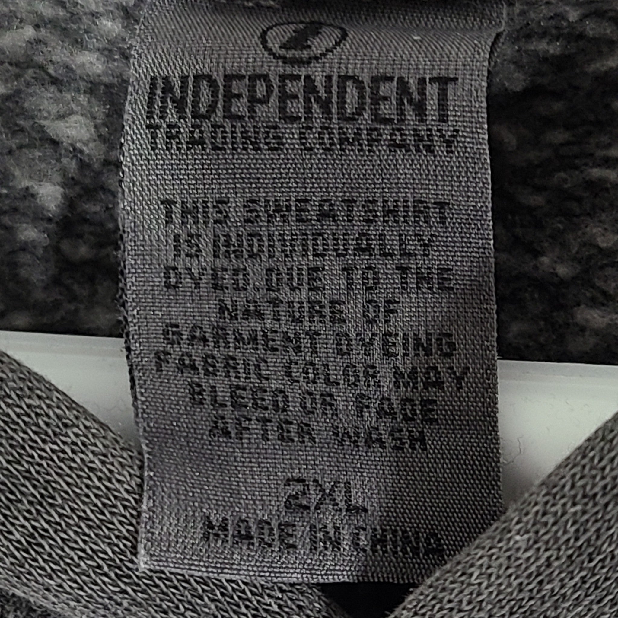 Independent Trading Co. Men's “Vague” 777 Hoodie Back Gray Sz 2XL XXL