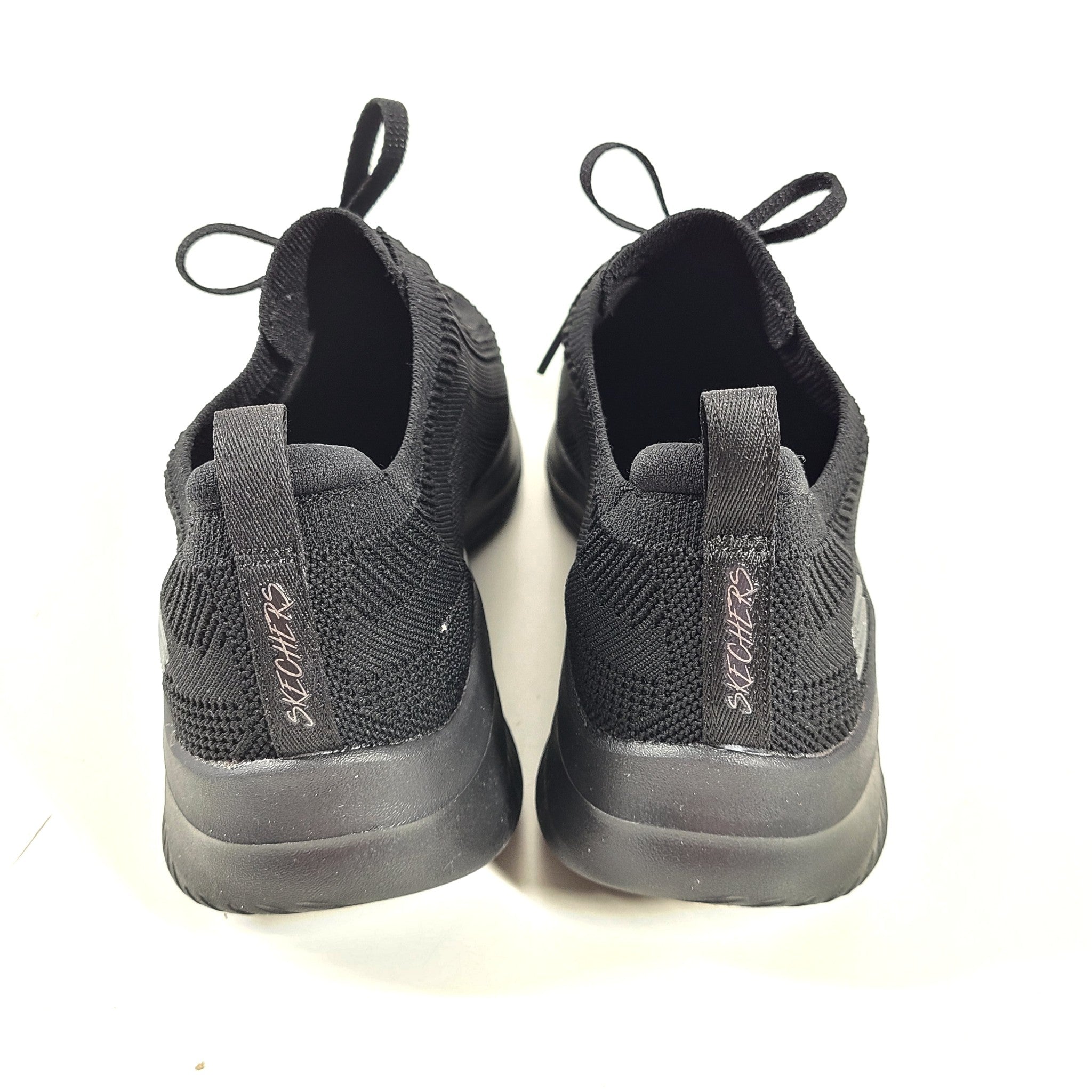 Skechers Women's Ultra Flex 3.0 Big Plan All Black Sneakers Cool Memory Foam 7.5