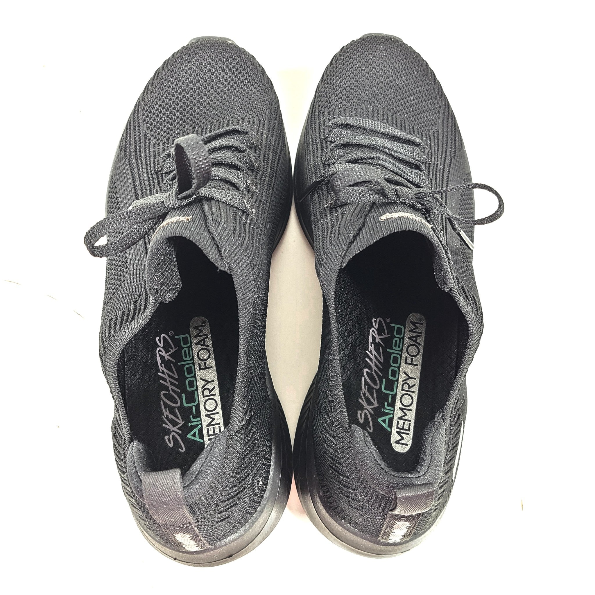 Skechers Women's Ultra Flex 3.0 Big Plan All Black Sneakers Cool Memory Foam 7.5