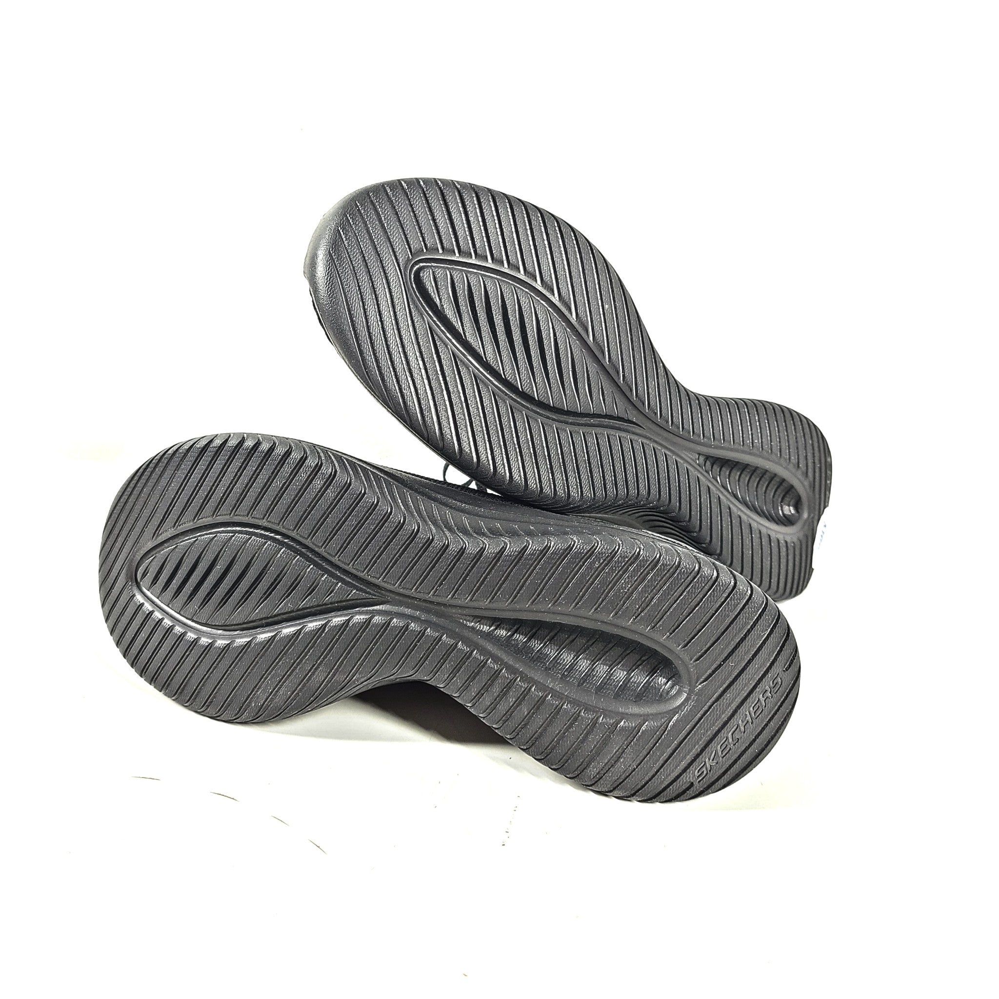 Skechers Women's Ultra Flex 3.0 Big Plan All Black Sneakers Cool Memory Foam 7.5