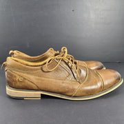 Steve Madden Men's Jessup Cap Toe Oxford Shoes Brown Leather US Sz 13