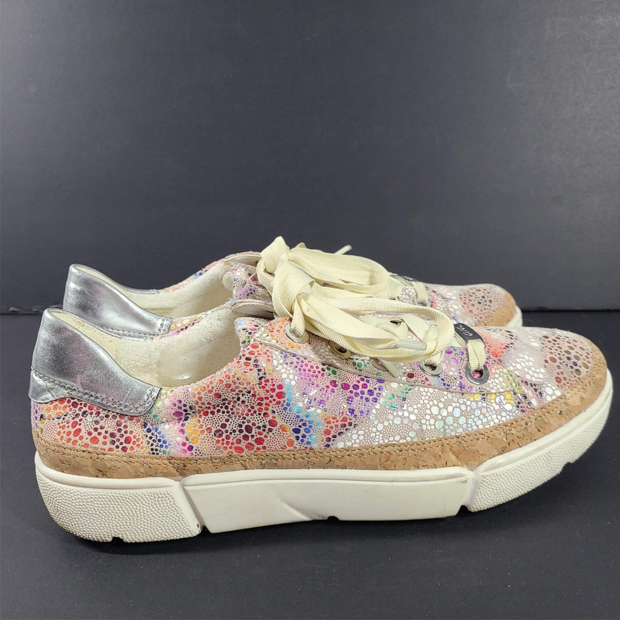 Ara Women's Renata HighSoft Shoes Sneakers Multi/Nature Sz 7