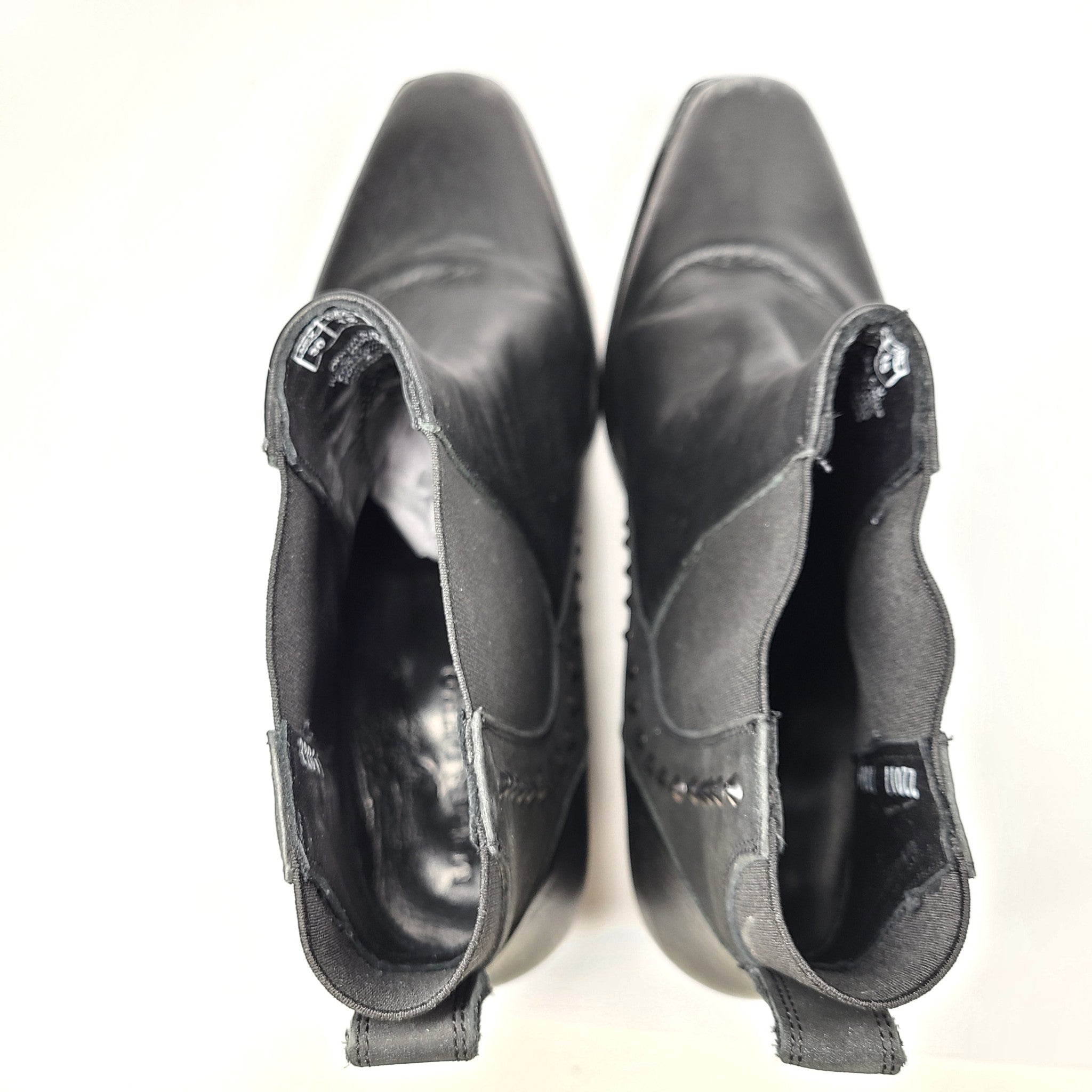 Mezcalero Men's Paulo Epic Black Leather Ankle Boots Shoes US Sz 12