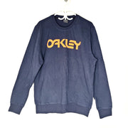 Oakley Men's B1B Crew Tee Sweater Long Sleeve Shirt Dark Navy Blue Sz XL